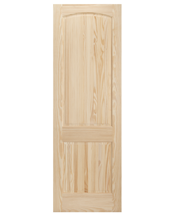 2 Panel Arch Top Pine Interior Door