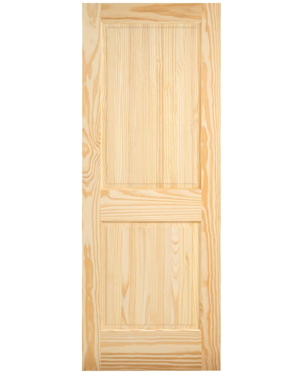 2 Panel Square Top Pine Interior Door