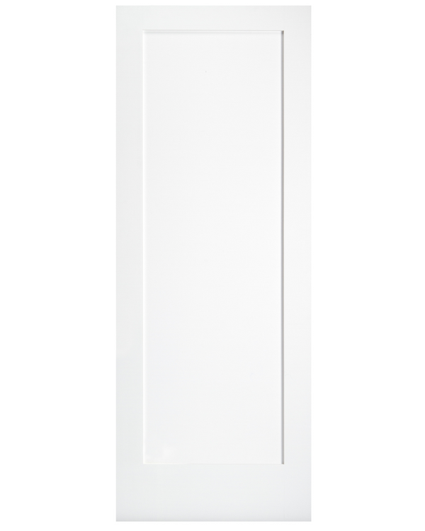 Single Panel Shaker Style Interior Door (Primed)