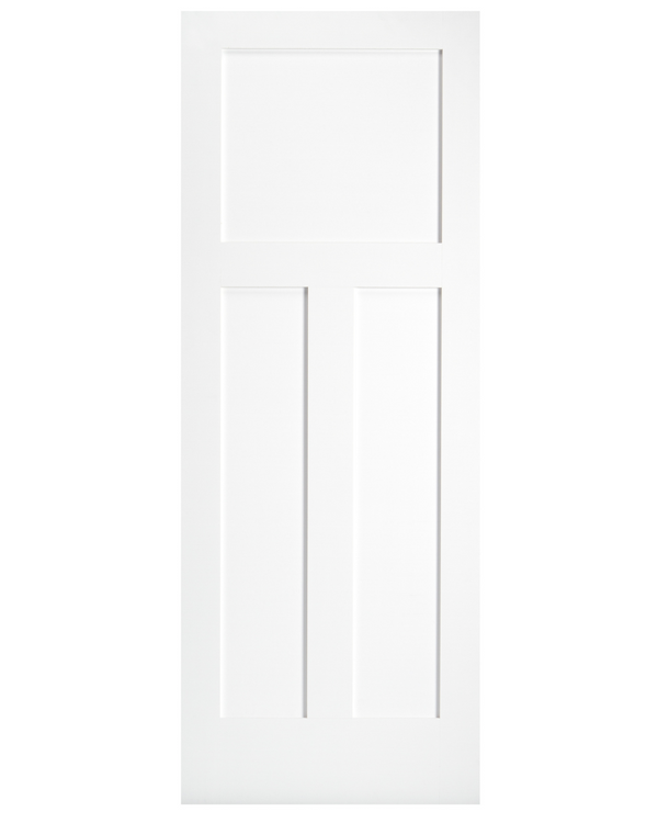 3 Panel Shaker Style Interior Door (Primed)