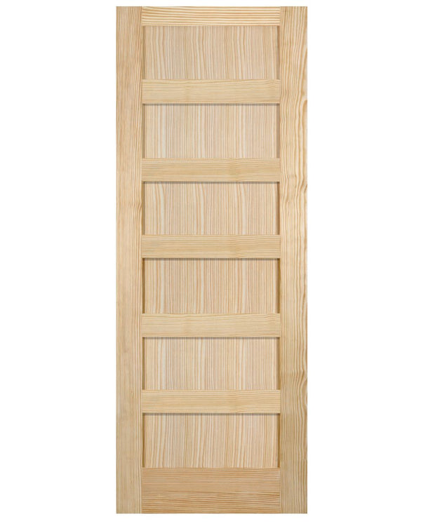 6 Panel Shaker Style Interior Door