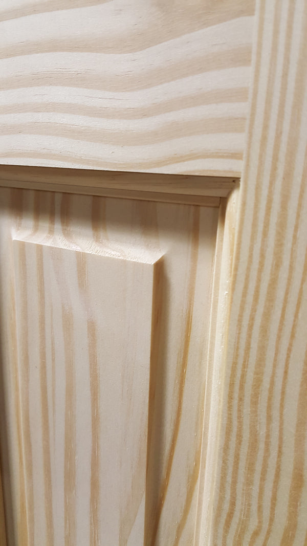 Raised Single Hip 6 Panel Pine Interior Door