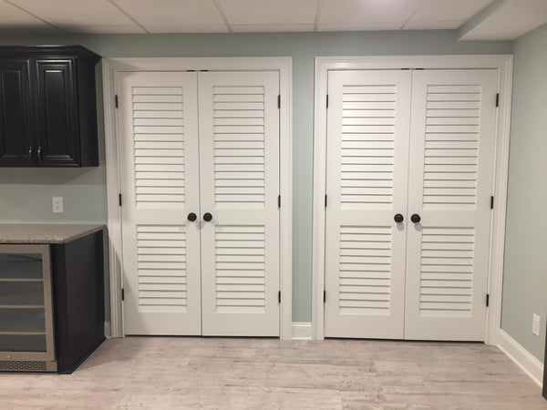 2 Plantation Louver Panel Interior Door (Primed)